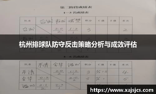 杭州排球队防守反击策略分析与成效评估